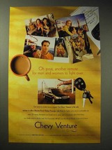 1998 Chevy Venture Ad - Another Remote to Fight Over - $14.99