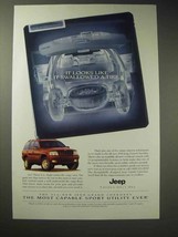1999 Jeep Grand Cherokee Ad - Swallowed a Tire - $14.99