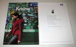2000 Hewlett-Packard HP Jornada Pocket PC Ad - Know - $14.99