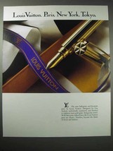 1988 Louis Vuitton Pen Ad - Paris, New York, Tokyo - $14.99