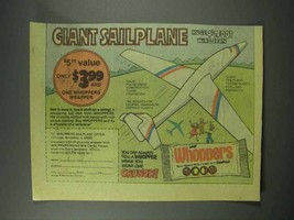 1979 Leaf Whoppers Candy Ad - Giant Sailplane - $14.99