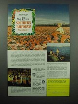 1956 Southern California Tourism Ad - Step Up - $14.99