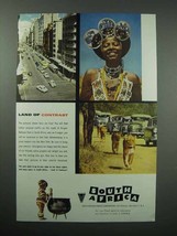 1956 South Africa Tourism Ad - Land of Contrast - $14.99
