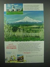 1956 Oregon Tourism Ad - Mt. Hood - $14.99