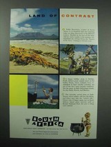 1956 South Africa Tourism Ad - Contrast - $14.99