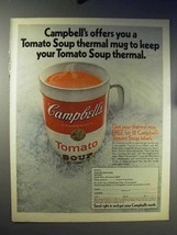 1970 Campbell&#39;s Tomato Soup Ad - Keep Soup Thermal - $14.99