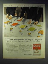 1971 Campbell's Soup Ad - Management Meeting - $14.99