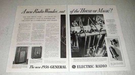 1935 General Electric Radio Ad - House of Magic - $14.99