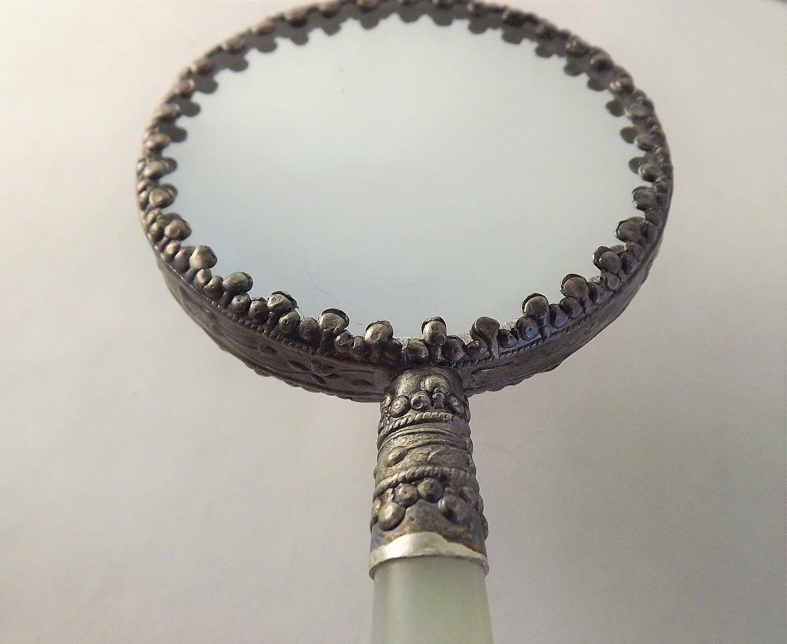Chinese Erfly Ornate Silver Hand Mirror And 50 Similar Items