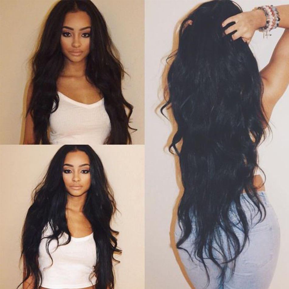 Natural Wave Full Lace/Lace Front Human Hair Wigs Brazilian Virgin Hair 10-24