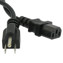 Digitmon 12 Ft 3 Prong Ac Power Cord Cable Plug For Lg 47LB6000 Tv - $12.84