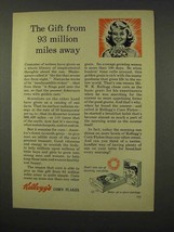 1956 Kellogg's Corn Flakes Cereal Ad - The Gift - $14.99