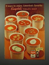 1961 Campbell's Tomato Soup Ad - America's Favorite - $14.99