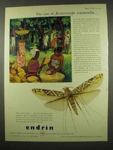 1956 Shell Endrin Ad - Case of Acrocercrops Cramerella - $14.99