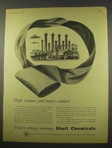 1956 Shell Terylene Ad - High Octanes Haute Couture - $14.99
