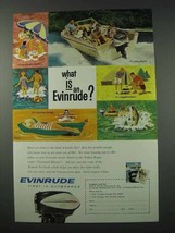 1961 Evinrude Outboard Motor Ad! - $14.99