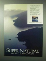 1983 British Columbia Canada Tourism Ad - Come for Fish - $14.99