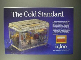 1987 Igloo Legend Series Ice Chest Ad - Cold Standard - $14.99