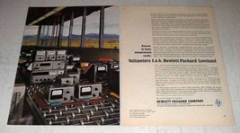 1964 Hewlett-Packard Voltmeter Ad - 740A, 3400A, 3440A - $14.99