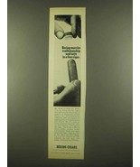 1965 Bering Cigar Ad - Marries Craftsmanship and Taste - $14.99