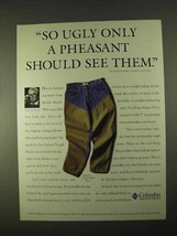 1994 Columbia Upland Tough Mother Jeans Ad - $14.99