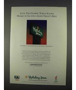 1996 Holiday Inn Ad - Even the Olympic Torch Knows - $14.99