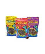 Dog Training Treat Sampler 3 Pack Train Me Mini Healthy Bacon Chicken Be... - $19.29
