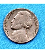 1941 Jefferson Nickel  Circulated Clear Date / Sharp Details -no silver - $9.99