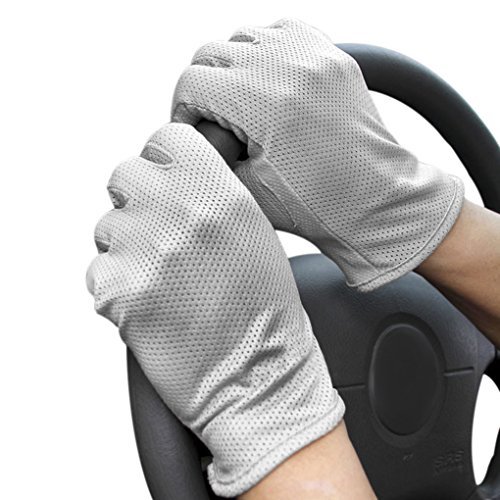 Men's Summer Driving Gloves Cotton Non Slip Touchscreen UV Sun