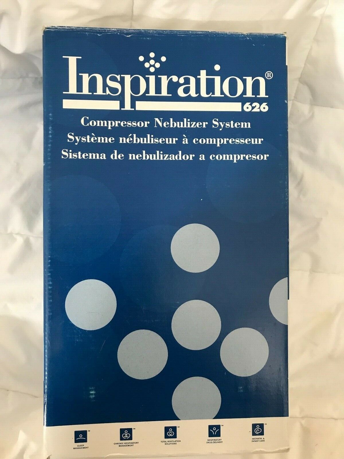 Respironics Inspiration Model 626 Nebulizer with accessories Inhalers