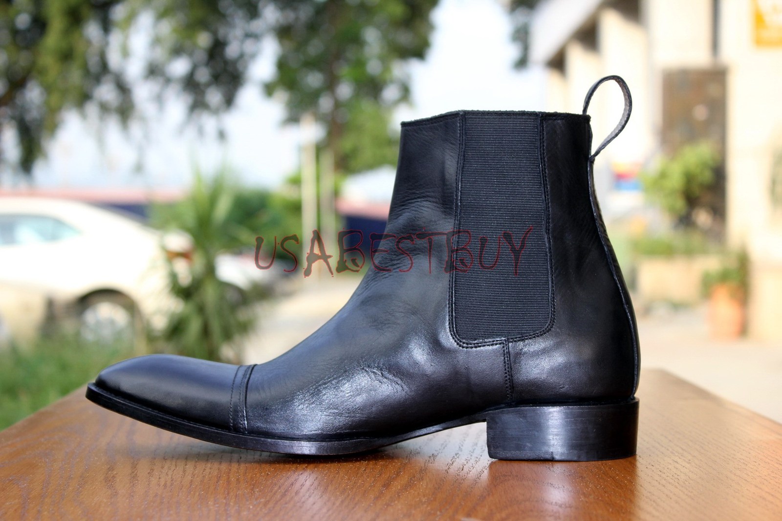 custom leather boots mens