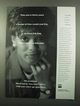 1995 TIAA-CREF Retirement Ad - In Thirty Years - $14.99