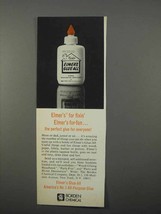 1966 Borden Elmer's Glue-All Ad - For Fixin' For-Fun - $14.99