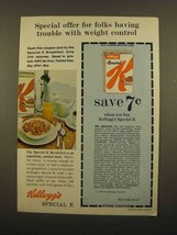 1965 Kellogg's Special K Cereal Ad - $14.99