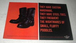 1998 Harley-Davidson MotorClothes Boots Ad - $14.99