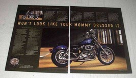 1997 Harley-Davidson XLH Sportster 883 Motorcycle Ad - $14.99