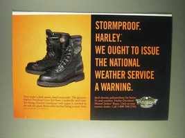 1999 Harley-Davidson Gore-Tex Boot Ad - Stormproof - $14.99