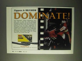 1999 RK 530DR Drag Racing Chain Ad - Dan Fitzmaurice - $14.99