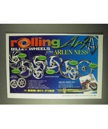 2000 Arlen Ness Rolling Billet Wheels Ad! - $14.99