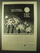 1968 Jet Propulsion Laboratory Ad - Live in Pasadena - $14.99