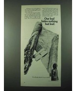 1969 Bering Cigars Ad - Our Leaf Hides Nothing - $14.99