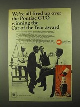 1968 AC Fire-Ring Spark Plugs Ad - Pontiac GTO - $14.99