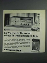 1968 Magnavox FM/AM Clock Radio and Personal Radio Ad - $14.99