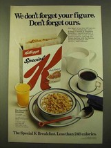 1970 Kellogg's Special K Cereal Ad - Don't Forget - $14.99