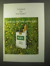 1970 Kool Cigarettes Ad - Irritated by Hot Taste? - $14.99