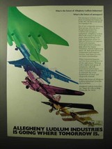 1970 Allegheny Ludlum Ad - What&#39;s Future of Aerospace - $14.99