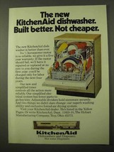 1971 KitchenAid Dishwashers Ad - Built Better - $14.99