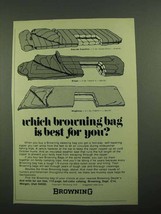 1976 Browning Sleeping Bag Ad - Eldorado Expedition - $14.99
