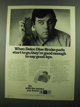 1976 AC Delco Disc Brake Pads Ad - Say Good-Bye - $14.99