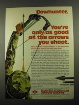 1976 Easton Game Getter Aluminum Arrow Shafts Ad - $14.99